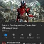 Anthem: First Impressions The Anthem of Disappointment - DSR Joker 🃏 