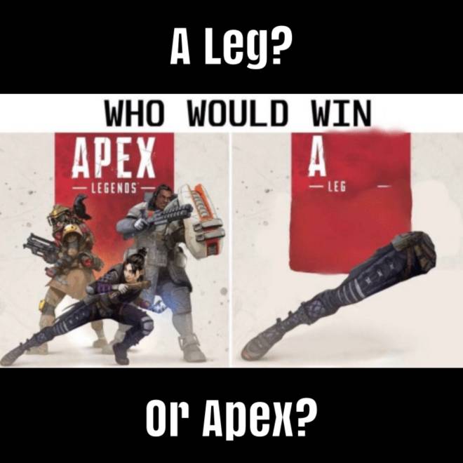 Comment you side!! Follow me for more funny memes | Apex Legends