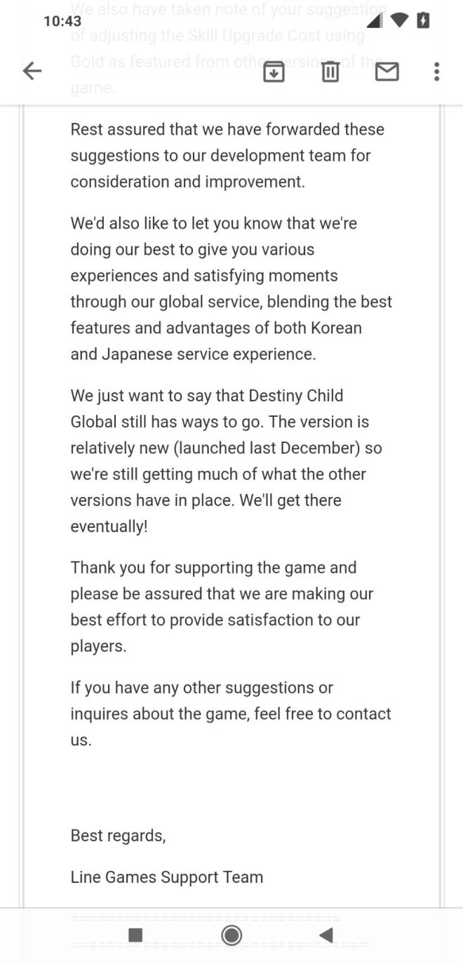 DESTINY CHILD: FORUM - I think linegames/shiftup is doing great job image 3