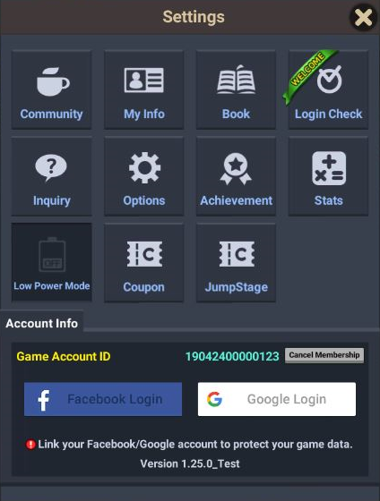 60 Seconds Hero: Idle RPG: FAQ's & Guides - [System] How to Link Your Game Account to Google Account (Android OS) image 4