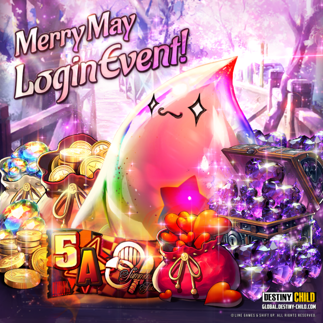 DESTINY CHILD: PAST NEWS - Merry May Login Event! image 1