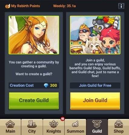 60 Seconds Hero: Idle RPG: FAQ's & Guides - [System] You’re Not Alone Anymore! Guide to Guild System image 4