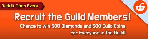 60 Seconds Hero: Idle RPG: Events - [Reddit Open Event] Recruit the Guild Members! image 1