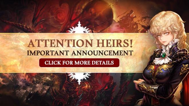 HEIR OF LIGHT: Announcement - [Notice] GM Loves Rice Cakes Event Issue  image 1