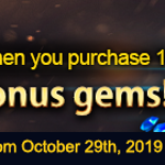 5000 More Gems for Purchasing 18K Gems(10/29 ~ 11/5)