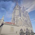 Replica Minecraft de la Catedral de Burgos, España.
