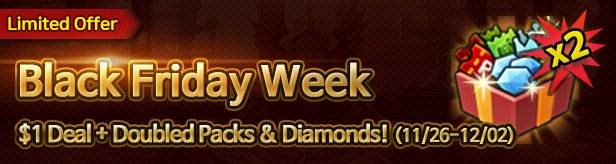 60 Seconds Hero: Idle RPG: Events - [Limited Offer] Black Friday Week Event 11/26(Tue) – 12/02(Mon) (UTC-8) image 1