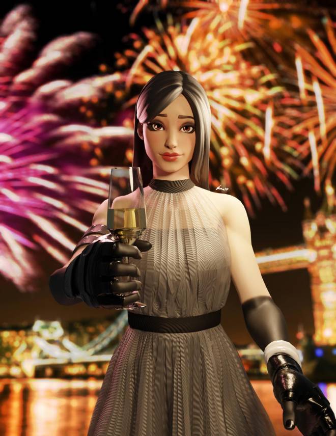 Fortnite: Battle Royale - New Year's Render image 2