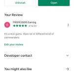 Market Review in Google 
