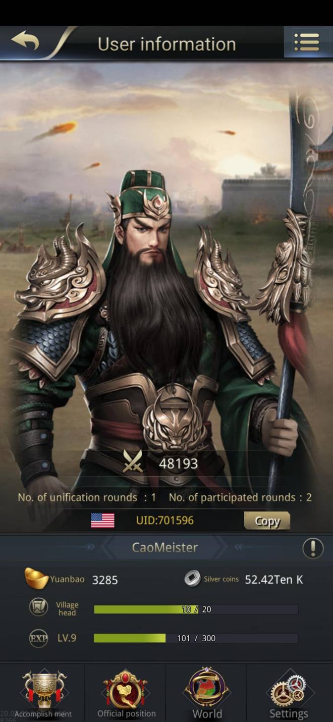  Three Kingdoms RESIZING: Join & Greeting Board - CaoMeister | Channel 07 | 701596 image 2