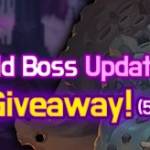 [Event] Costumes & World Boss Update Celebratory Giveaway! 5/19(Tue) – 5/25(Mon)