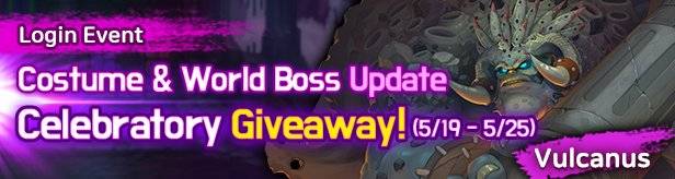 60 Seconds Hero: Idle RPG: Events - [Event] Costumes & World Boss Update Celebratory Giveaway! 5/19(Tue) – 5/25(Mon) image 1