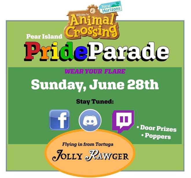 Animal Crossing: Looking for Group - JOIN THE PRIDE PARADE ON SUNDAY 🏳️‍🌈  Stay Up To Date - How To Join - Discord &amp; Facebook image 5