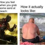 The sand