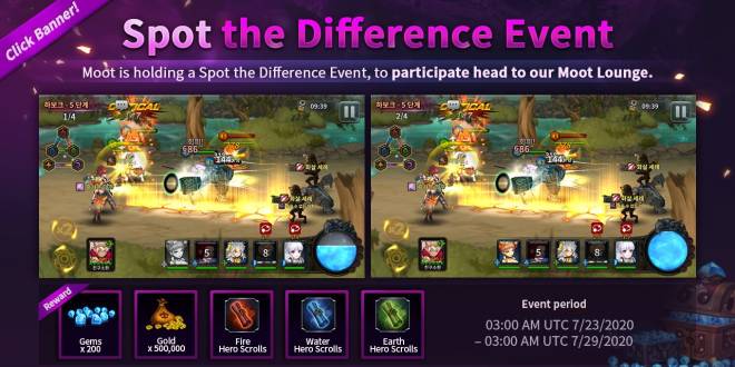 Along with the Gods: Knights of the Dawn: Events - Spot the difference and win! 👀 image 2