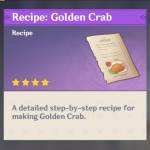 Finally we can get a Golden Crab recipe