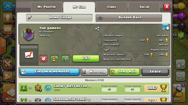 Clash of Clans: Base Building - Please join my clan I need two more people to start clan wars image 2
