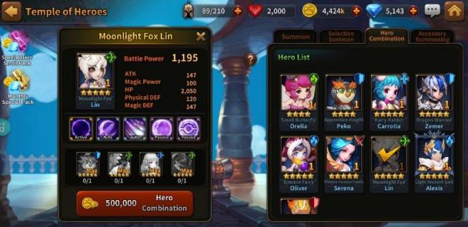 Along with the Gods: Knights of the Dawn: Tips and Guides - Hero Spotlight: Lin image 6