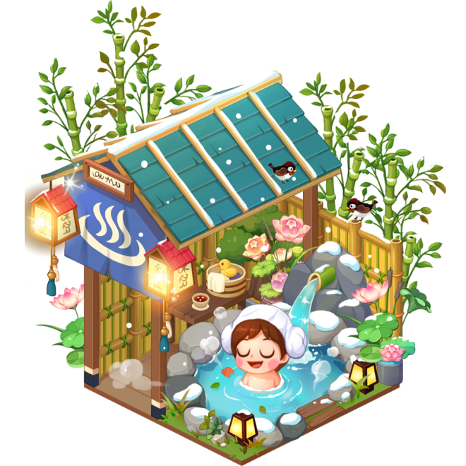 My Secret Bistro: ● Event - [Snowing Outdoor Hot Spring] Pitapat Lucky Box Accumulated Usage Event image 3