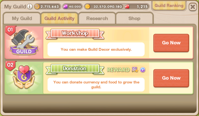 My Secret Bistro: ● FAQ - New System [Guild] Guide image 14