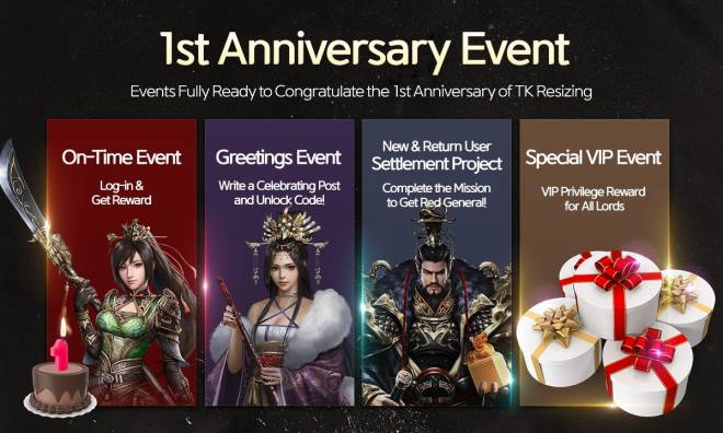  Three Kingdoms RESIZING: Event - [Event] 1st Anniversary Event Round-Up image 3