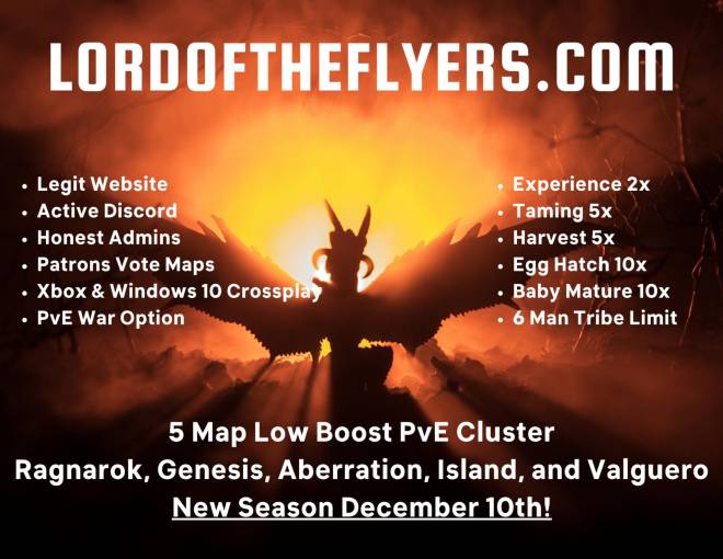 ARK: Survival Evolved: Looking for Group - Brand New Season. FRESH Wipe. Advertising as a player. LINKS TO DISCORD ON WEBSITE. image 3