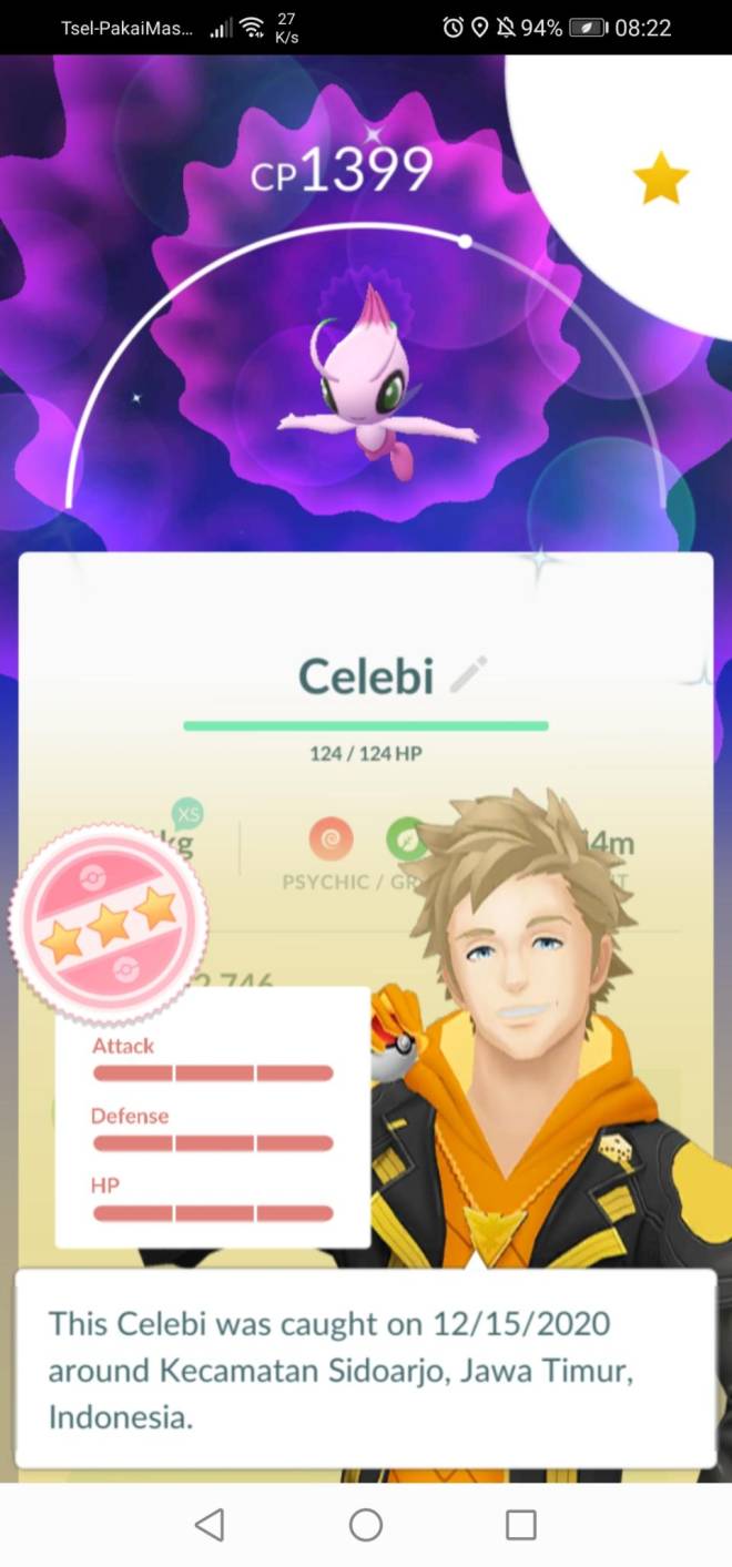 Pokemon: General - Finally caught shiny celebi image 3