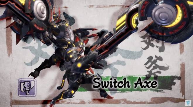 Monster Hunter: General - MH Rise Switch Axe play video image 1