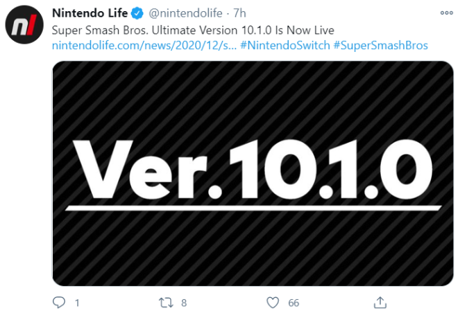 Super Smash Bros: General - Version 10.1.0 is now LIVE! image 1