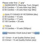 Buy my Candies and GET QD / Tools / Rare Ingr (order first✔✔)