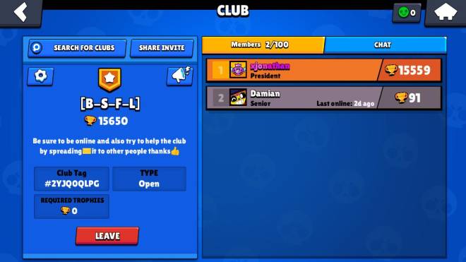 Brawl Stars: General - We need players to join ar club to try to grow it thanks image 1