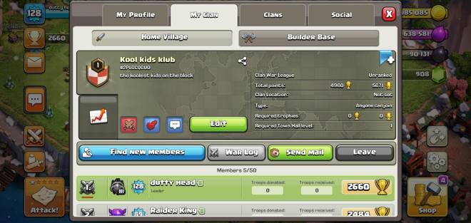 Clash of Clans: General - Looking for active friendly people to join clan image 2