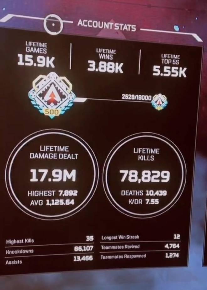 Apex Legends: Promotions - My Stats image 2