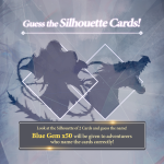 🎉Event. Guess the Silhouette Cards!