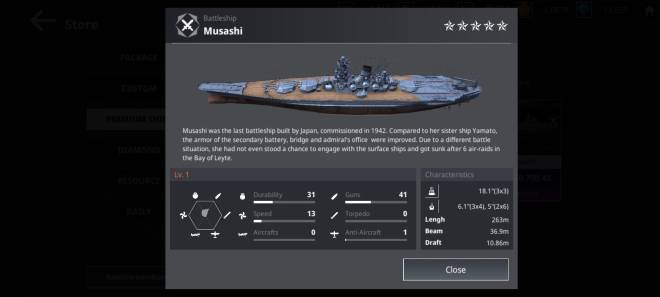 Warship Fleet Command: Suggestions & Bug - Musashi bug and question image 2