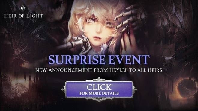 HEIR OF LIGHT: Event - [Event] Happy Thanksgiving Event Reward Announcement image 1