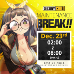 [DONE] Dec. 23 Maintenance Notice
