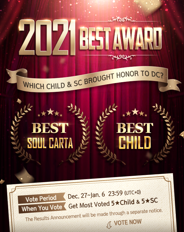 DESTINY CHILD: PAST NEWS - [EVENT] 🏆 2021 BEST Child Award 🏆 - Vote Now 🗳️ image 1