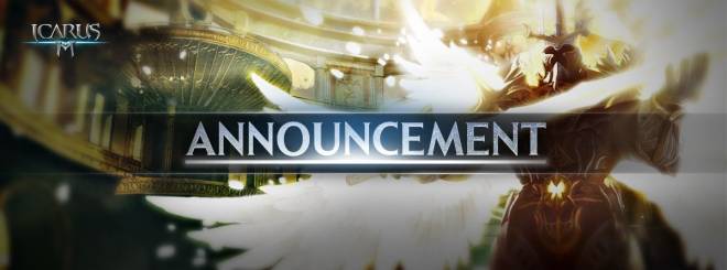 Icarus M: Riders of Icarus: Notice - [SERVERS UP ANNOUNCEMENT] image 1