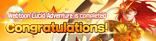 Lucid Adventure: ◆ Event - End of Lucid Adventure Webtoon!! Congratulations!!💖  image 1