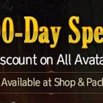 [Event] 1,500 Day Special - Avatar Discount!