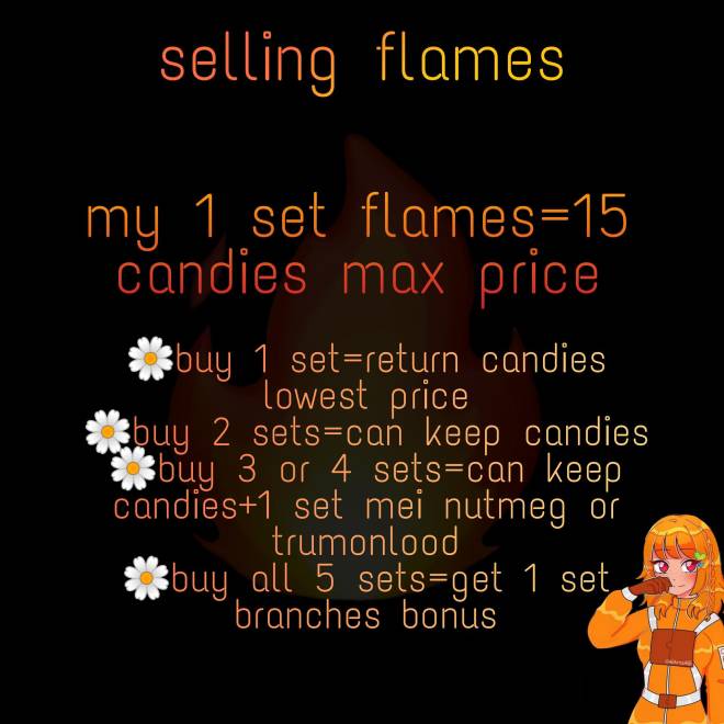 My Secret Bistro: ● Open Forum - 🔥🌼Selling flames 🌼🔥[closed] image 2